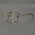 Japanese Retro Literary Eyeglasses Frame Men and Women Square Plate Glasses Pure Titanium Eyeglasses Frame