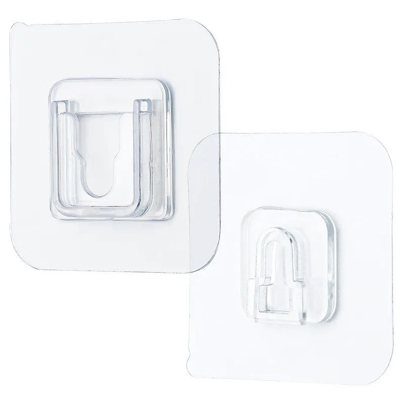 Strong Self-Adhesive Hot Melt Waterproof Wall Hook Removable Rubber Water-Activated Polyester Coat Hanger No Residue Restickable