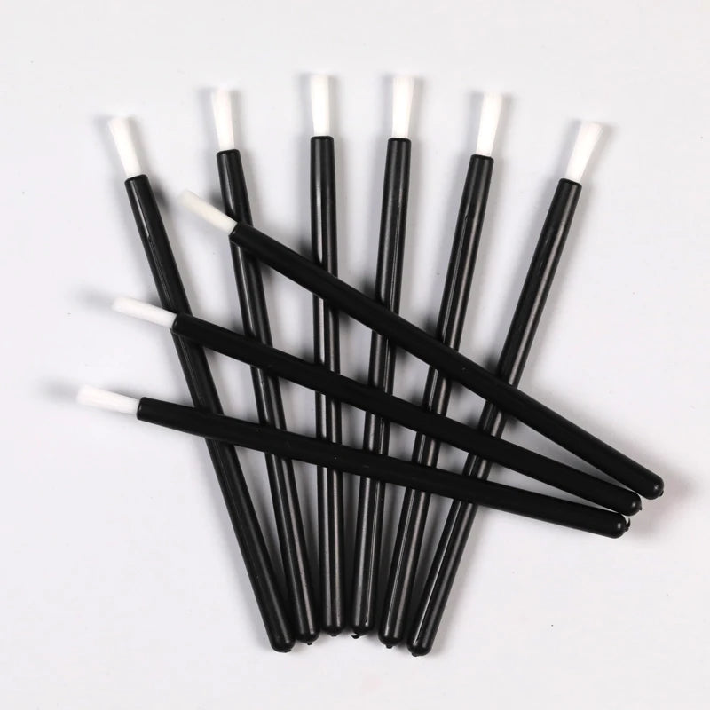 Disposable Stick Brush Lipstick Wands Foundation Makeup Tool Nylon Lip Gloss Applicator