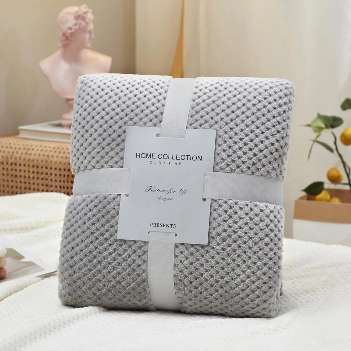 Wholesale 100% Polyester Merbau Fluffy Fleece Blanket Super Cozy Plush Flannel for Babies and Adults