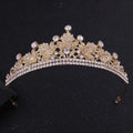 Wholesale High Quality Bridal Wedding Rhinestone Crowns and Cheap Prices Crystal Alloy Crown Tiaras