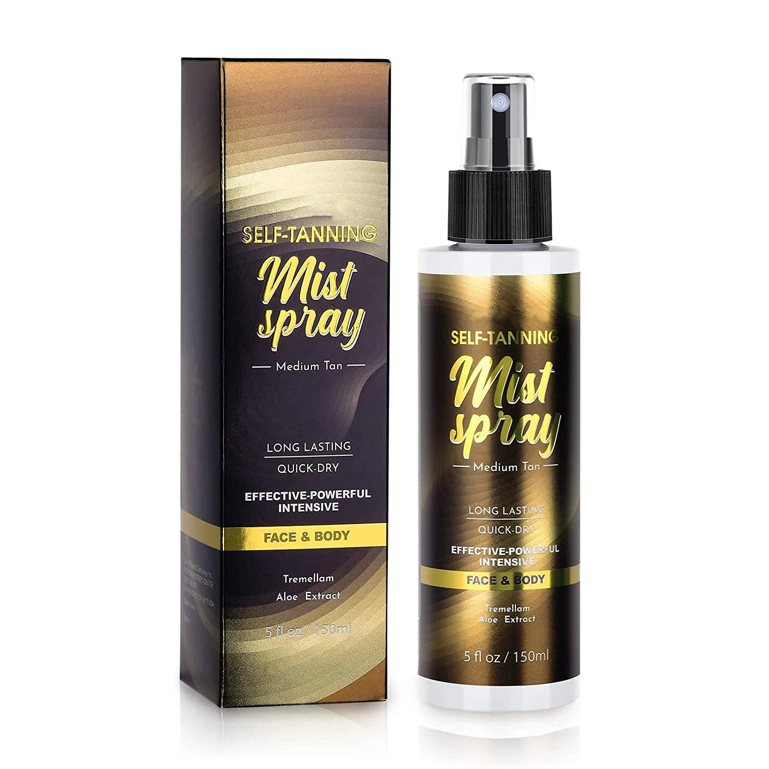 AiXin OEM ODM 150ML Moisturizing Long Last Glow Skin Tone Medium Tan Water Sunless Self Tan Accelerator Mist Spray Tanning Water