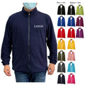 Polar Fleece Jumper Custom logo Soft Winter  Performance Mountain Hiking Fleece Classic Fit Jacket Men Full-Zip Fleece Jacket