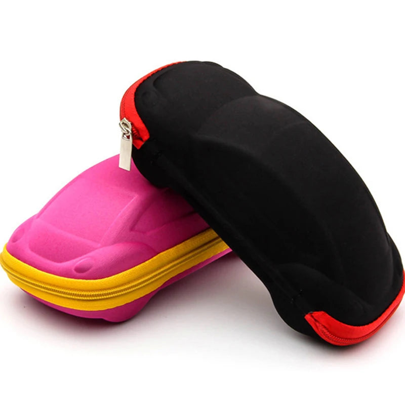 Cute Car Shaped Glasses Case Kids Sunglasses Case for Boy Girl Sun Glasses Box Holder Protection Organizer