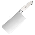 7 Inch Chinese Style Bone Chopping Chopper Knife with Heavy Duty 5Cr15 MoV Stainless Steel Blade and ABS Handle