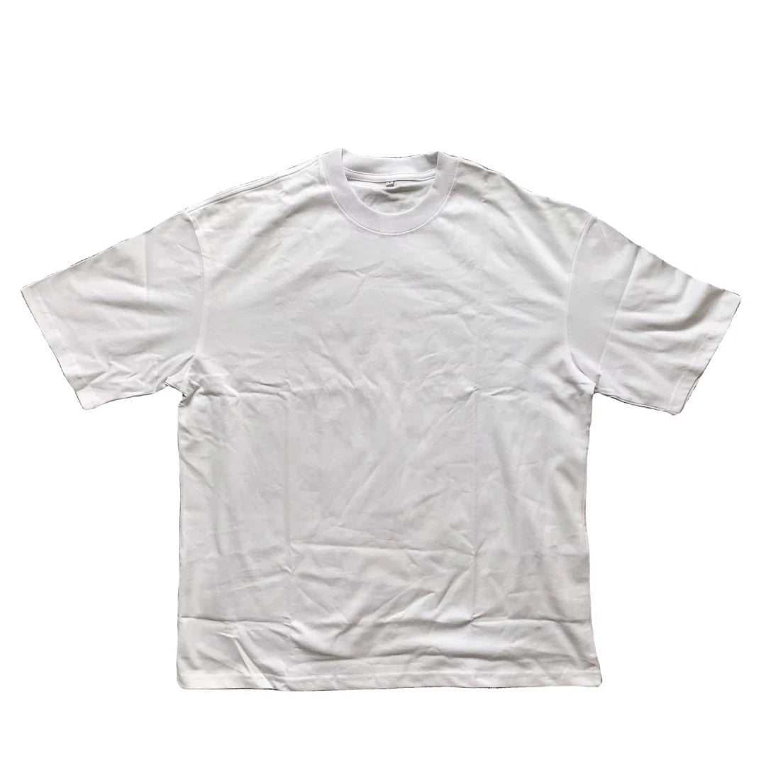 DENIMGUYS Men T-shirt 100% Cotton Blank Oversized T-shirts Custom Print High Street Men's Tee-Shirts
