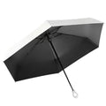 New Capsule Five-Folding Mini Umbrella Ultra Light Manual Nylon UV Protection Umbrella with Plastic Ring Handle for Travel
