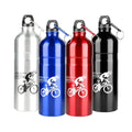 RTS 750mL Aluminum Climbing Water Bottle for Bicycle Mountain Bike Outdoor Sports & Fitness Cycling Equipment with Water Cup