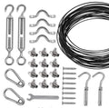 Hardware Accessories String Lights Hanging Kit Outdoor Lights Suspension Guide Wire Rope Stainless Steel