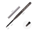 High Quality Gray Wooden Handle Mini Oval Gel Brush and PBT Nylon Hair UV Gel Brush by Nail Brush Manufacturer BW59-4