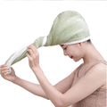 Microfiber Hair Towel Wrap Super Absorbent Twist Turban for Women Fast Drying Hair Caps with Buttons for Drying Curly