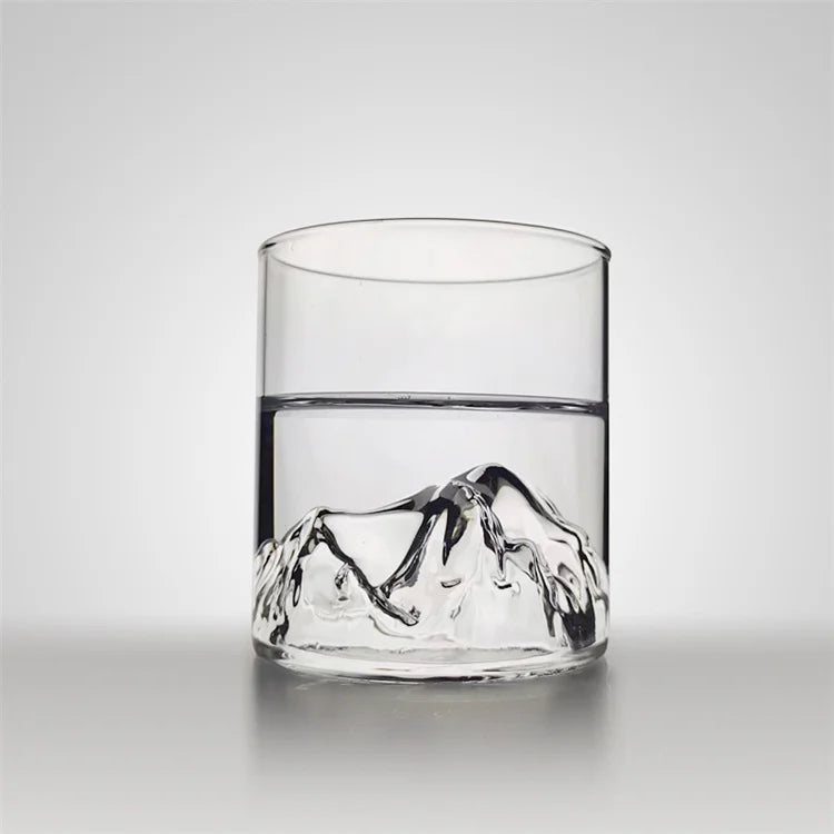 Creative Chinese Style 170ml 300ml High Borosilicate View Mountain Glass Design Cup