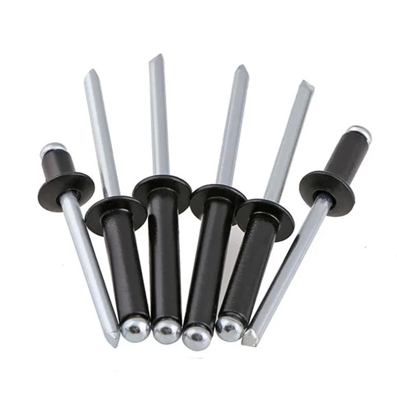 Manufacturer Hot Aluminum Steel Branded Rivet Mandrel Dome Head Pop Black Anodized Blind Rivet
