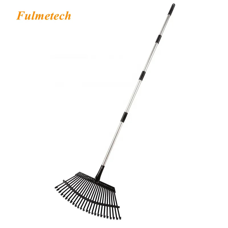 Head Detachable Collect Loose Debris Among Delicate Plants Leaf Lawn Metal Garden Rake