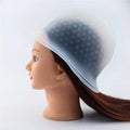 Reusable Frosting Tipping Dyeing Color Tools Silicone Hair Dyeing Hat with Hook