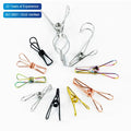 Hengsheng Multi-Purpose Eco Friendly Windproof Stainless Steel Wire Laundry Washing Line Clothes Clamp Pin Clip Peg for Hanging