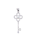 P030537 DIY 7-8mm Natural Freshwater Pearl Pendant Accessory 925 Sterling Silver Engagement Jewelry Necklace for Women