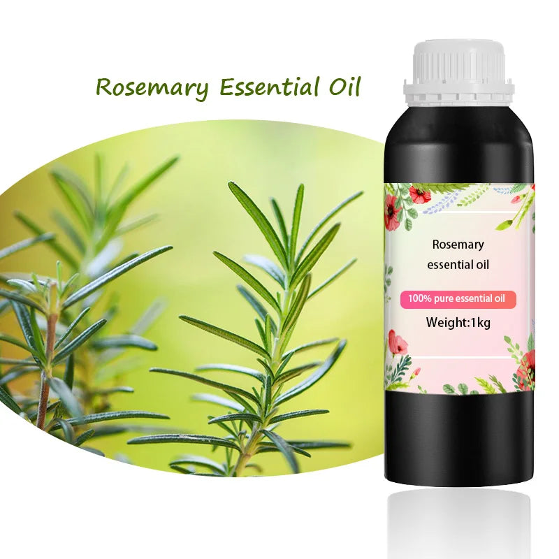 100% Pure Natural Organic Essential Oil for Hair Growth for Eyebrow Eyelash Improves Blood Circulation Rid of Itchy & Dry Scalp