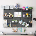 DIY Plastic Pegboard Accessories No  Installation Hanging Accessories Pegboard Rack With Hook