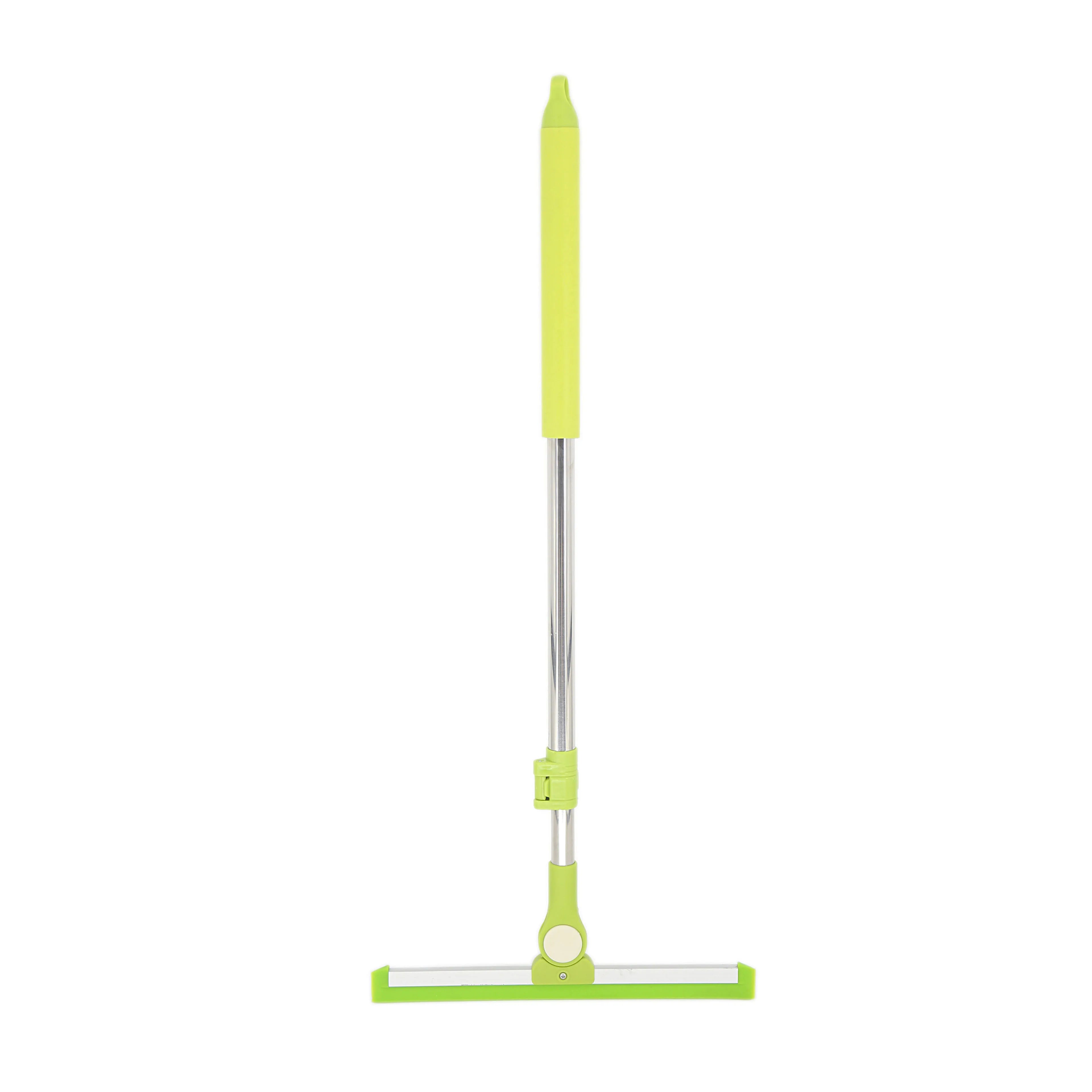 Double-Sided Window Cleaning Squeegee Wiper Durable Stainless Steel Long Handle Glass Cleaning Tool Rubber Plastic Options