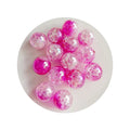Mixed Colors Yellow Blue Red Green Acrylic Crackle Bead AB Color for Pen Making DIY Craft Jewelry Making
