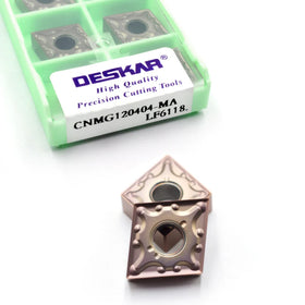 OEM Customizable CNC Machining Turning Parts for DESKAR CNMG120404-MA CNMG120408-MA LF6118 Carbide Inserts