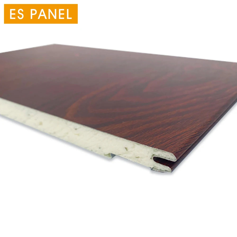 Modern 16mm Metal Decorative Wall Panel Low Cost Sandwich Panels Hotel Prefab House Container Application ES PANEL 5-Year