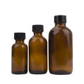 Wholesale Customization 500ml 16oz Amber Brown Color Chemical Reagent boston Round Bottle With Black Cap  for Chemical Reagents