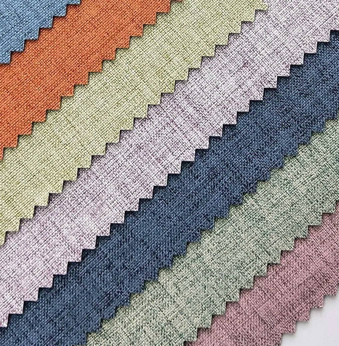 2.8 Meters Wide Cotton and Linen Tablecloth Soft Bag Flame Retardant Blackout Curtain Fabric Waterproof Linen Sofa Fabric