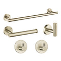 High Quality Stainless Steel Chrome 5-Piece Bathroom Hardware Accessories Set with Easy Installation Modern Style Shower Kit