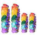 Hot Sale Smoky Purification Sage Smudge with Rainbow Rose Flower Petals for Home Cleansing