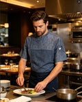 CHECKEDOUT New Style Kitchen Work Wear Classic Chef Coats and Fast Food Uniforms and Chef Jacket for Hotel and Restaurant