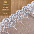 Water Soluble Milk Silk Lace Mesh Embroidery Fabric Decoration Wedding Dress Skirt Lingerie Garment Accessories Lace Decoration