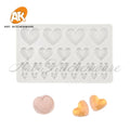 AK 25cavity Heart Shaped Silicone Mold for Wedding Cake Fondant Decorating Fondant Molds Pastry Baking Tools for Bakery Clay DIY