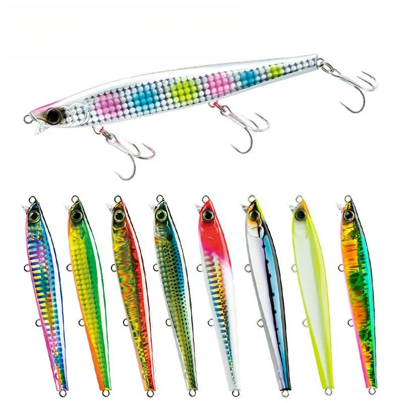 Top Right 45g 125mm M100 2024 New Design Floating Minnow Hard Fishing Lure Seawater Fishing Bait