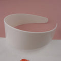 4.8cm 1.9 Inch White Wide Plain Plastic Hair Headbands for DIY Women Hair Accessories Big Raws Hairbands for Covered Fabric