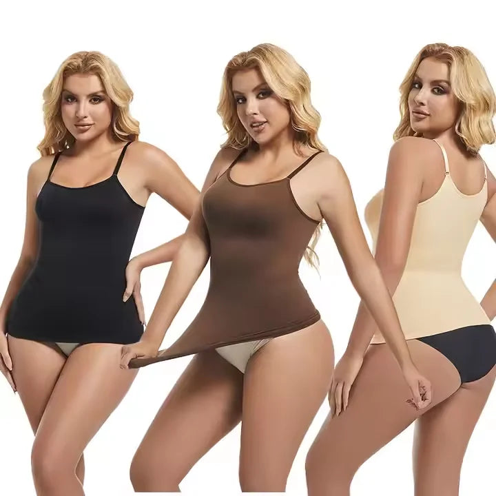Hot Selling Seamless Black Sleeveless Sculpting Slimming Body Shaper Shapewear Bodysuit Sheaths for Women