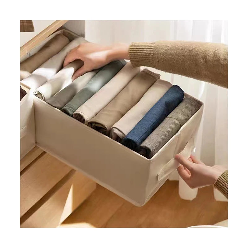 Closet Drawer Organizers Mesh Organizational Dividers Injection-Molded Rectangle Foldable Eco-Friendly Modern Home Storage
