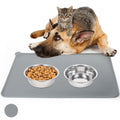 Silicone Dog Cat Bowl Mat Non-Stick Food Pad Water Cushion Waterproof Cat Water Fountain Mat