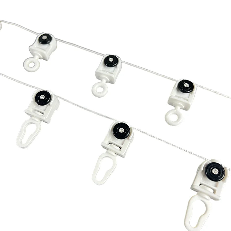 Manufacturer Window Decoration Ripple Fold Curtain Curtain Rail Track Runners Ceiling Aluminium S Wave Curtain Track