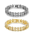 Zhongzhe Jewelry PUNK Biker Men's Bracelet 316L Stainless Steel Fashion Jewelry Bike Bicycle Chain Bracelets Jewellery for Men