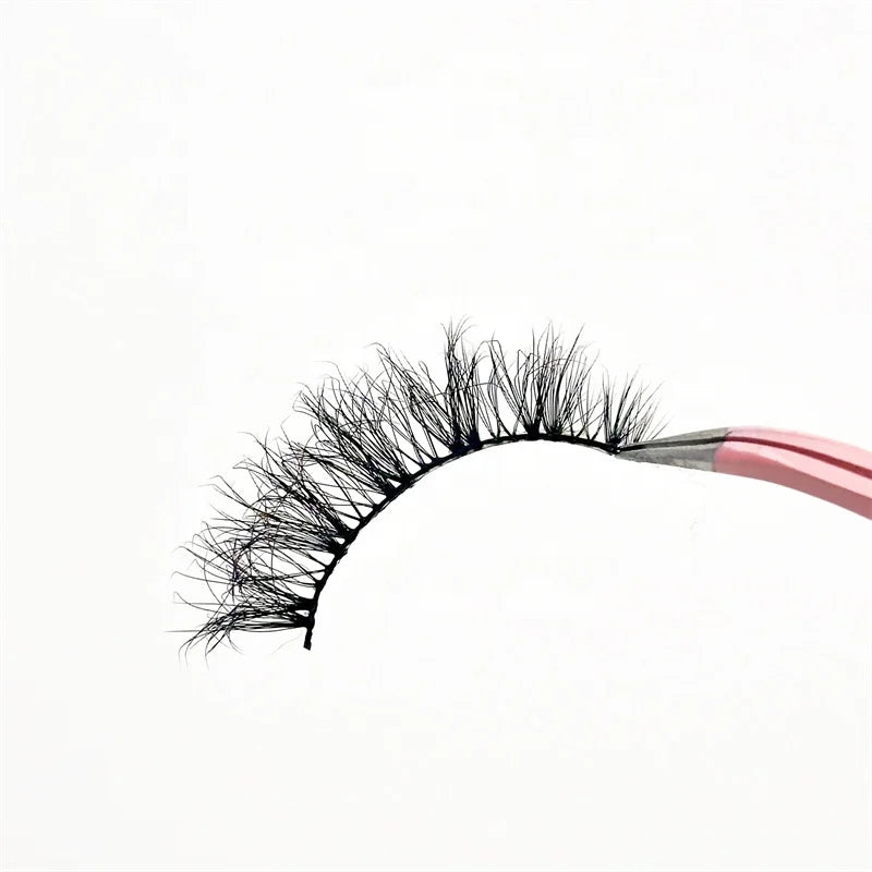 Faux Mink Russian Lashes Wholesale 5D Handmade 8MM-25MM Length Soft Light Band Private Label Natural Eyelash Custom Logo Custom