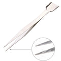 Jewelry Diamond Tweezers Shovel Gems Bare Diamond Clip Clamp Pick up Tweezers Stainless Steel Diamond Tweezers With Shovel