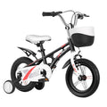 12 14 16 18 Inch Girls' Toddler Steel Bicycle with Balance Training Wheels Plastic Basket Kids' Ride-on Bike a Hit with Children
