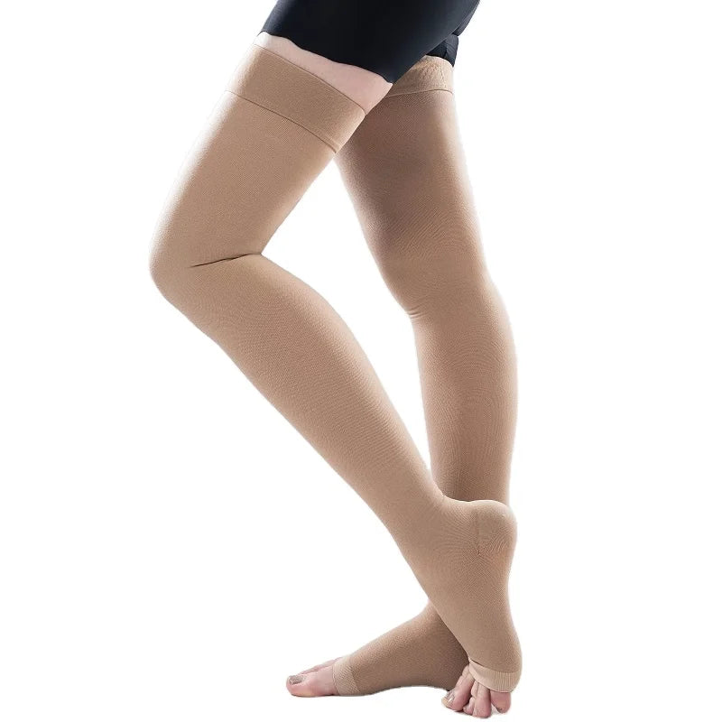 Compression Stockings for Varicose Veins Iso 13485 Thigh High Opaque Stocking Medical Grade Compression Socks