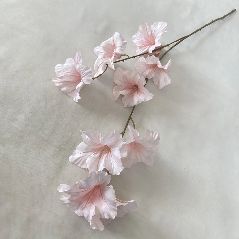 Multicolor-Pink Modern Style Artificial Flower Decoration Mariage Long Branch Morning Glory