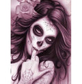 LS 5D DIY Girl Full Square Drill Diamond Painting Kit Girl Canvas Printed Diamond Embroidery on Canvas Painting DIY Home Decor