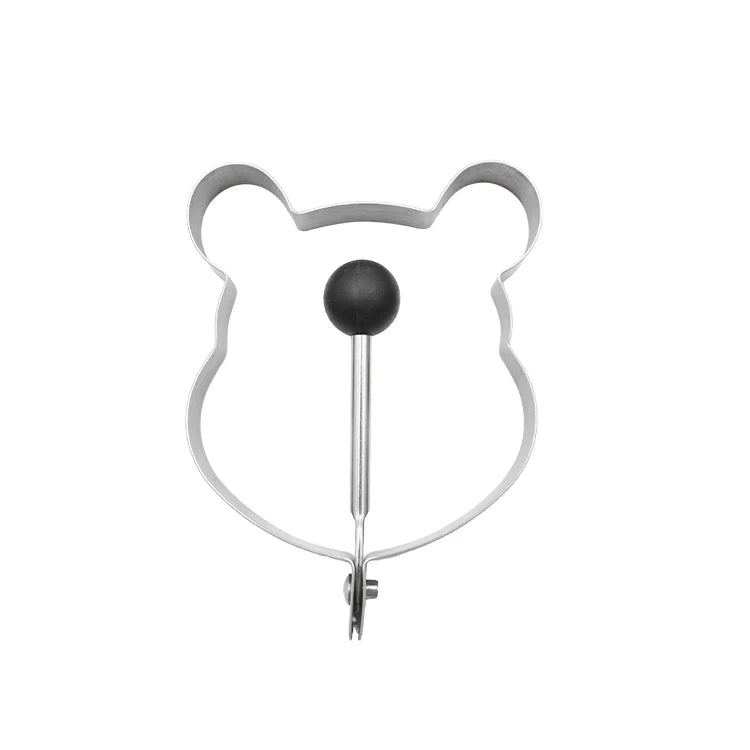 Cartoon Bear Shape Egg and Pancake Mold Creativity Kitchen Tool for Cooking Egg Stainless Steel Ring Fried Egg Mould