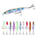 Wholesale PE014 7.5cm 9g Artificial Hard Plastic Baits Topwater Pencil Fishing Lures