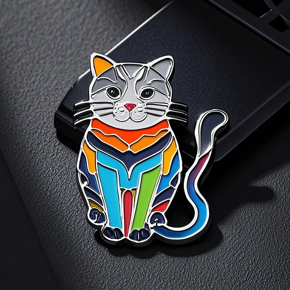 Manufacturer Custom 2d 3d Metal Pin Design Logo Shape Pin Badge Metal Colorful Cat Soft Enamel Lapel Jacket Pin